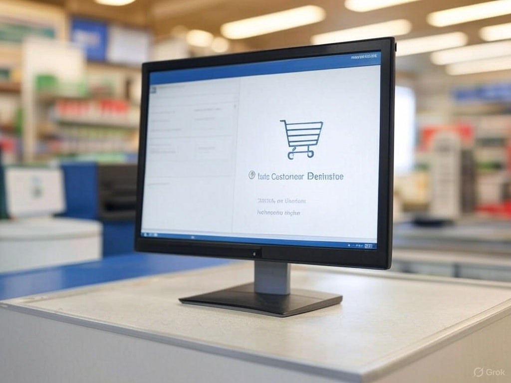 A computer for display in a Point of Sale system.