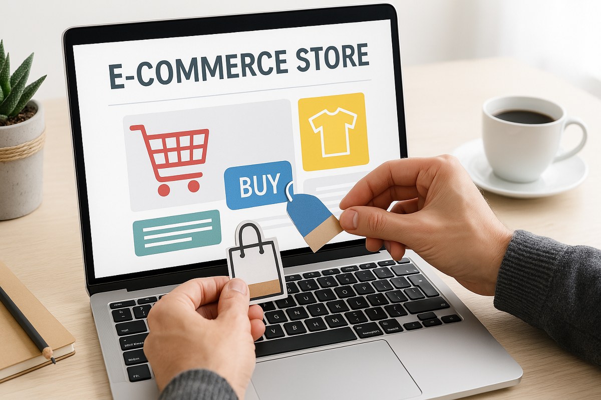 A person building an e-commerce store.