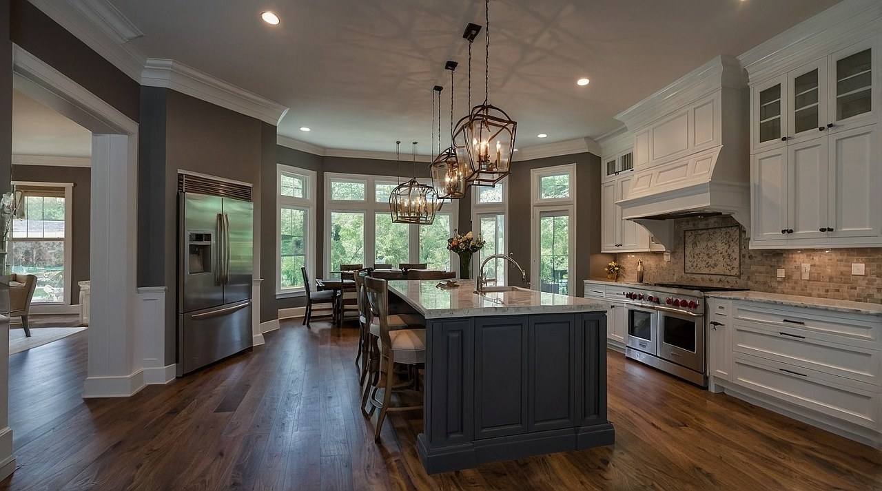 A renovated house.
