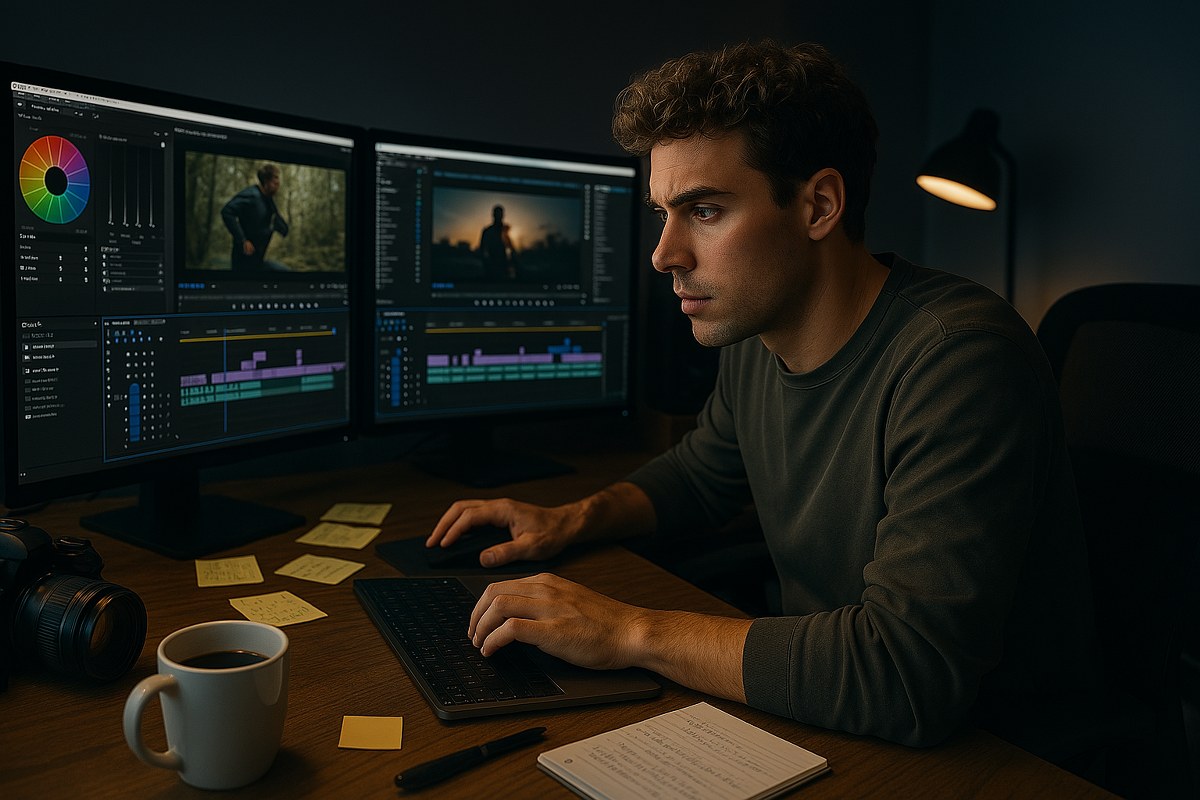 A video editor.