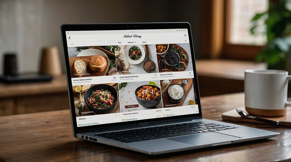 A website showing an e-commerce store specializing in food items.