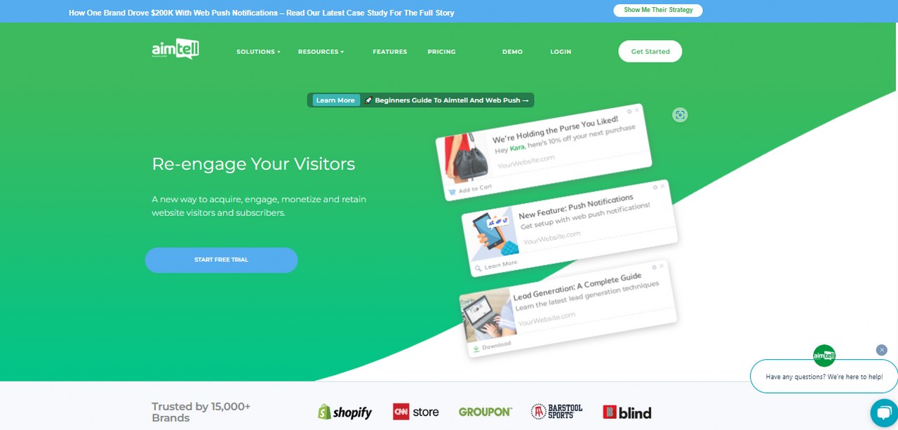 AimTell website