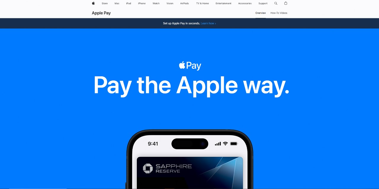Apple Pay's website.