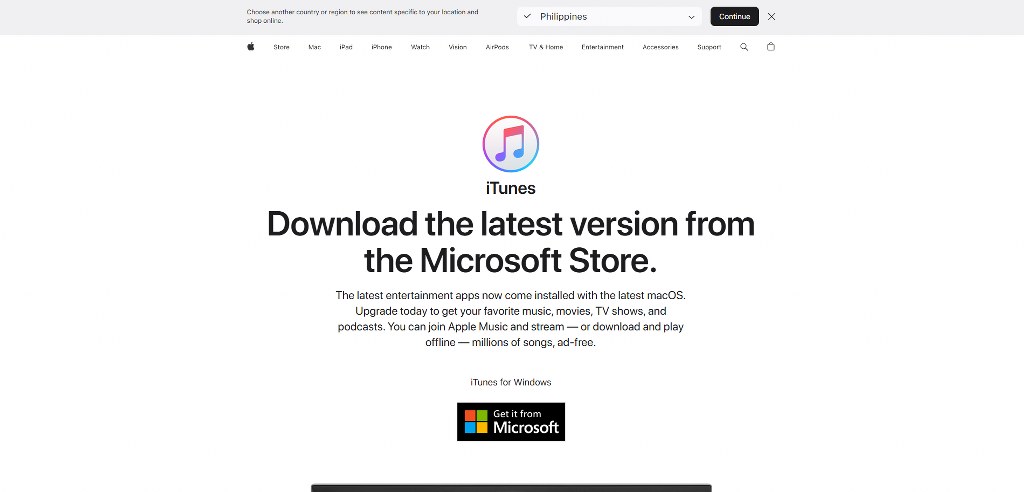 Apple's website.