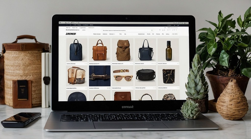 Bags sold in an e-commerce store.