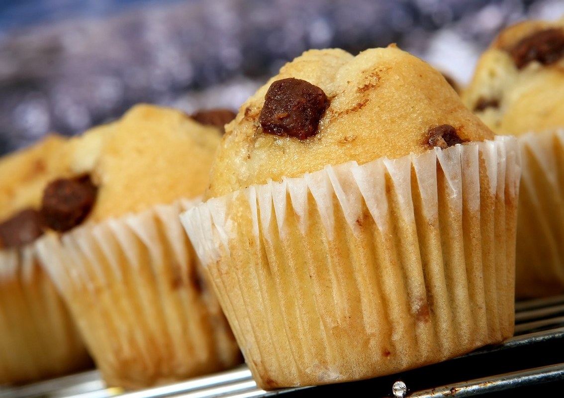 Baked cupcakes.