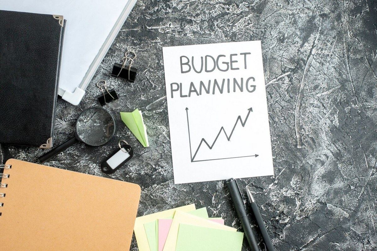 Budget planning notes.