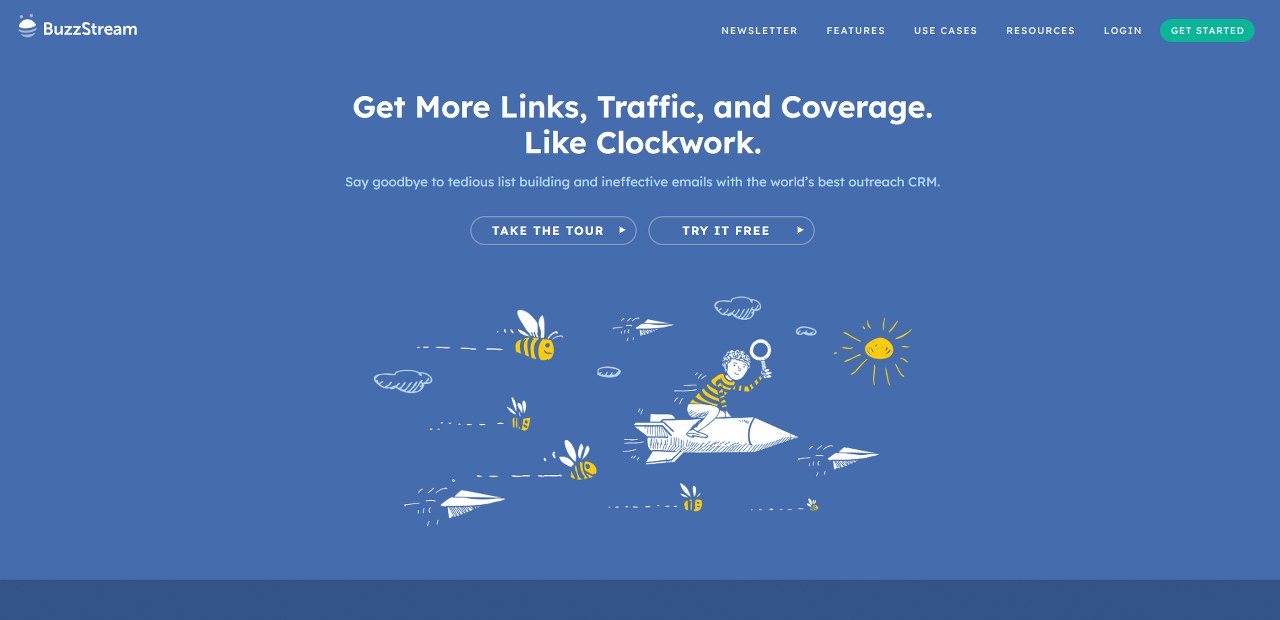 BuzzStream website.