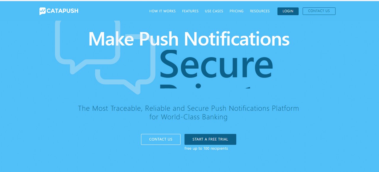 Catapush website