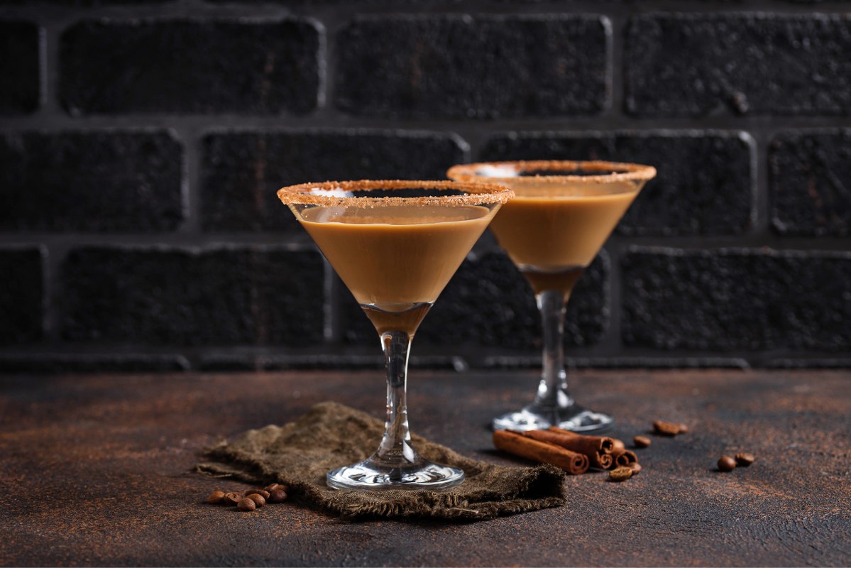 Chocolate Martini Cocktail or Irish Cream Liquor.