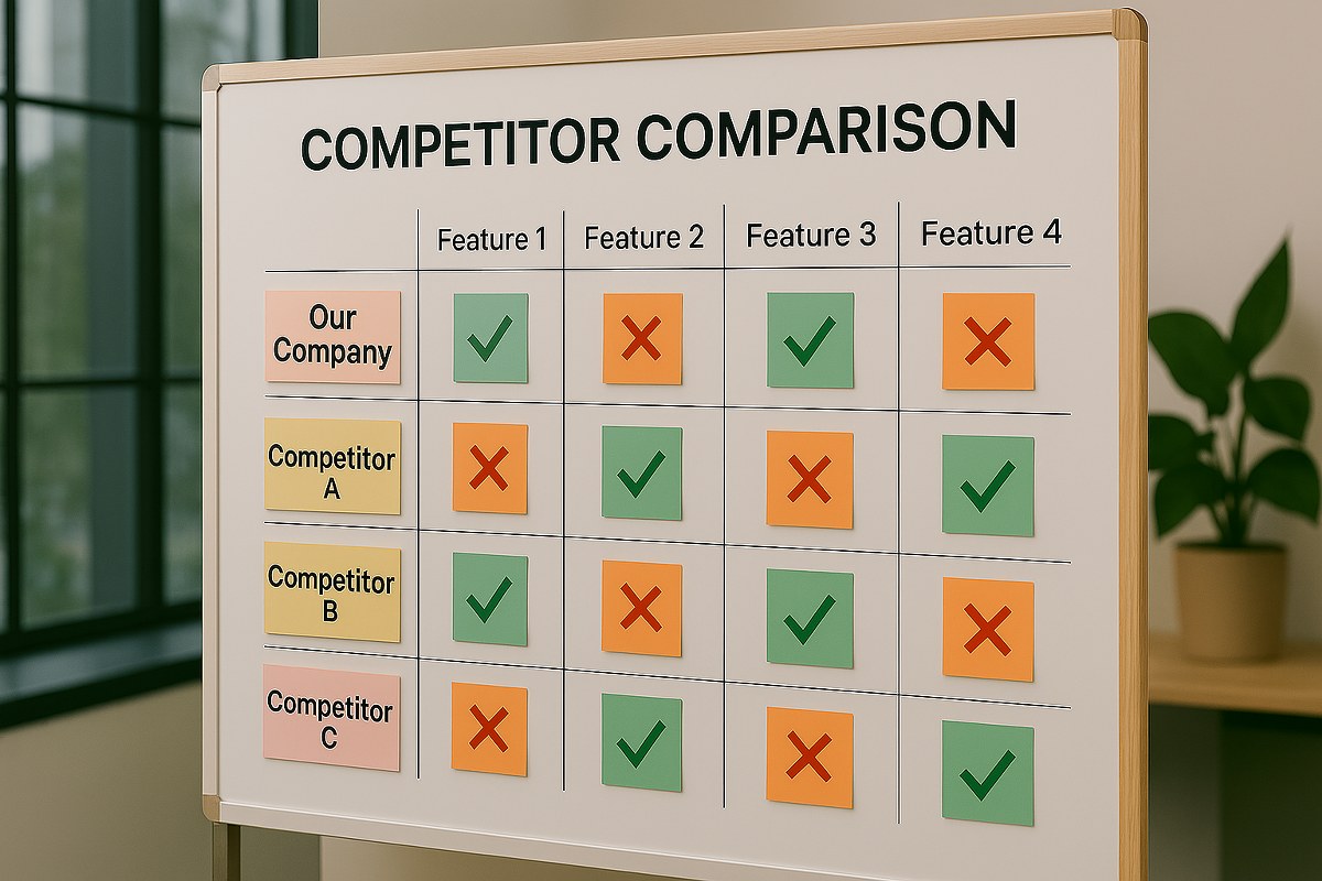 Competitor comparison.