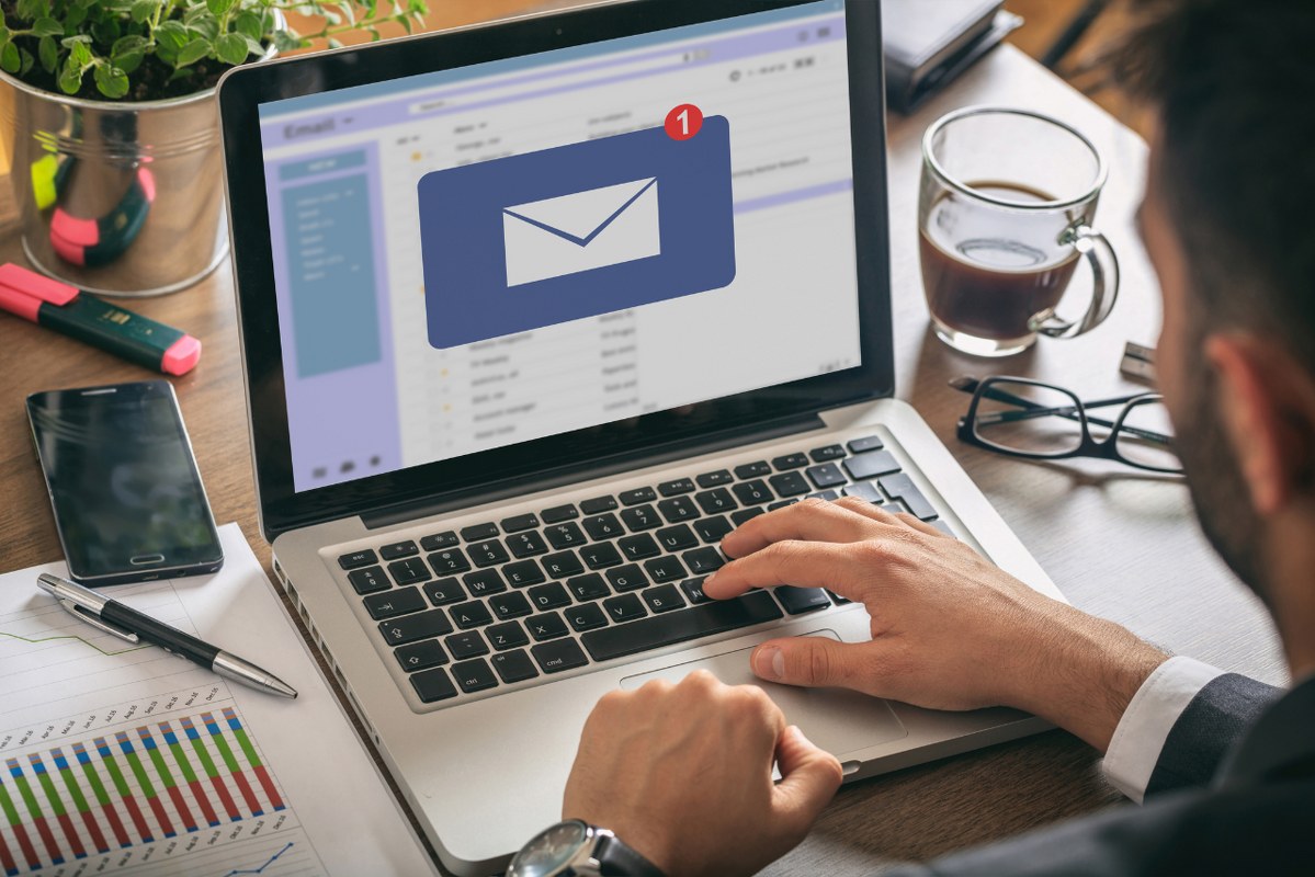 Email marketing concept.