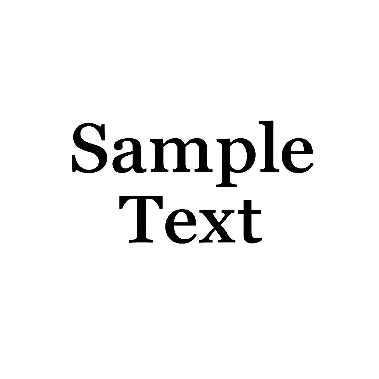 Georgia font.