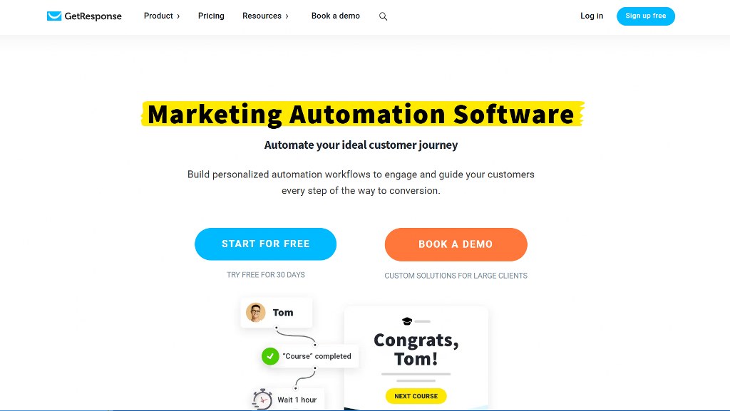 GetResponse marketing automation.