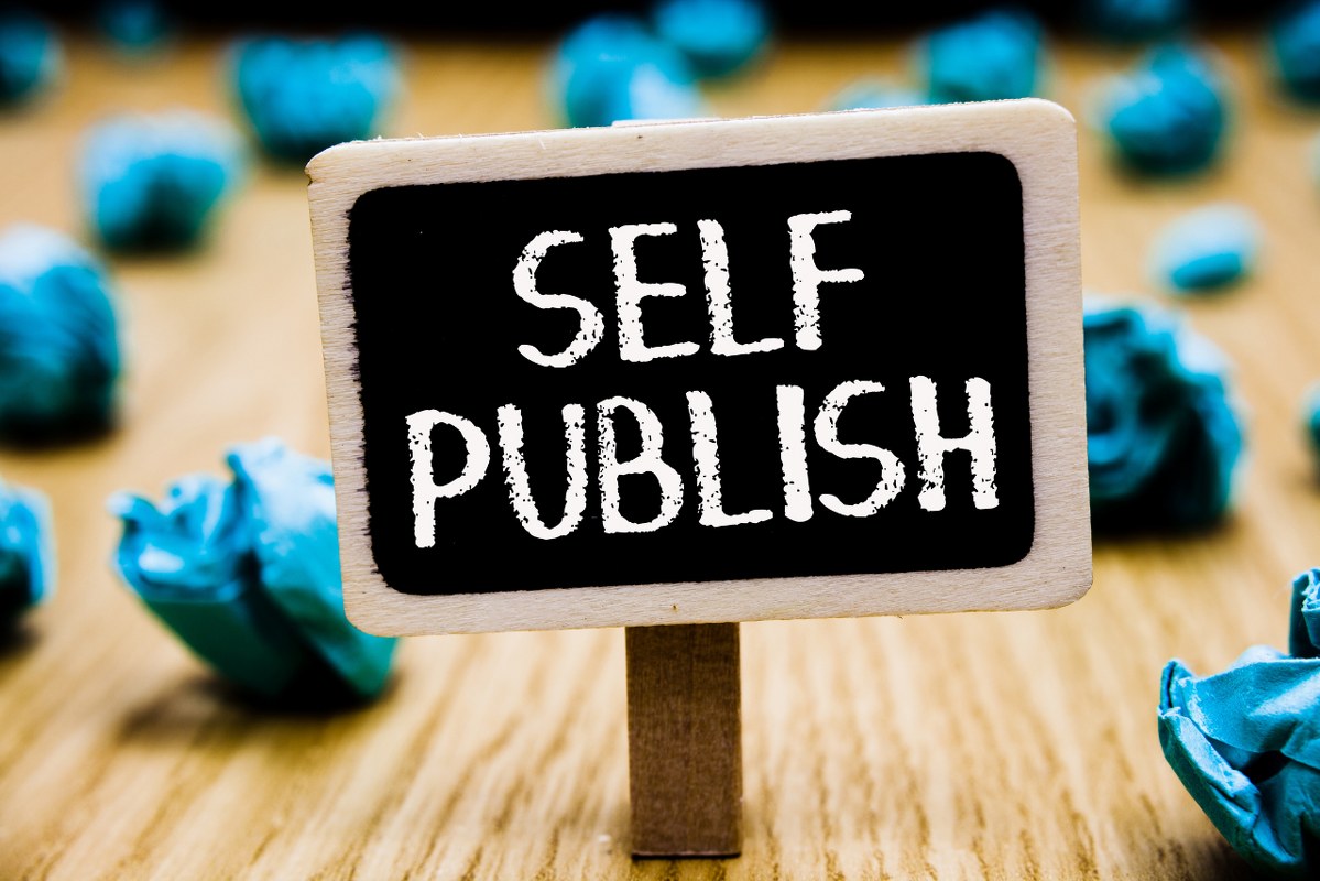 Handwriting text Self Publish.