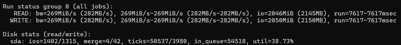 Disk I/O and PostgreSQL Cache Performance test results