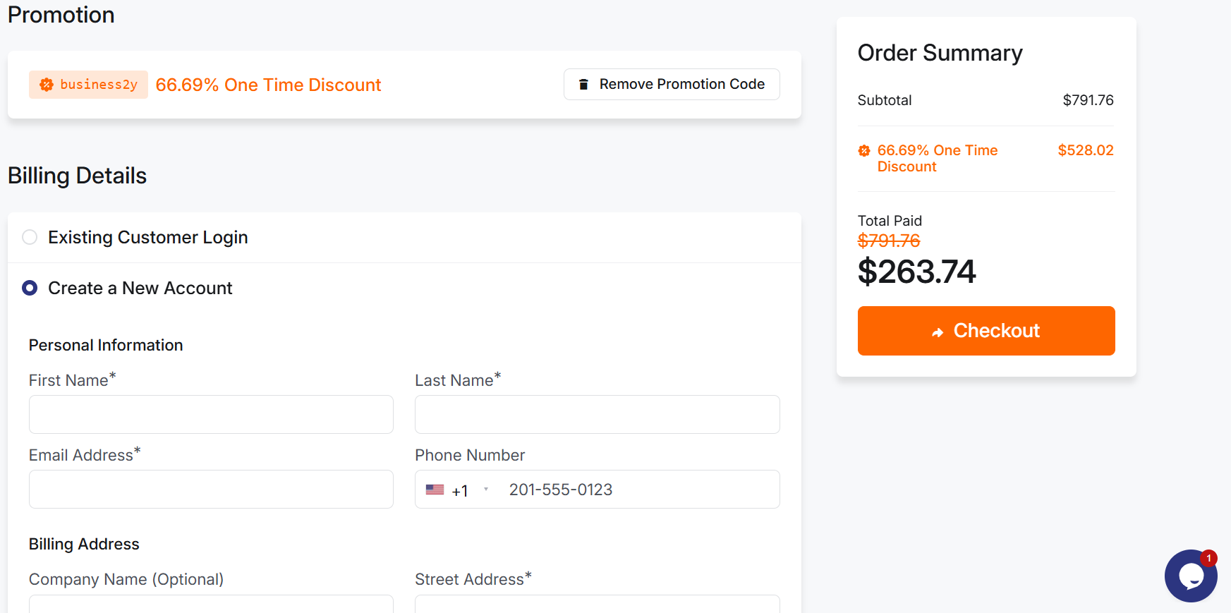 Review and Checkout