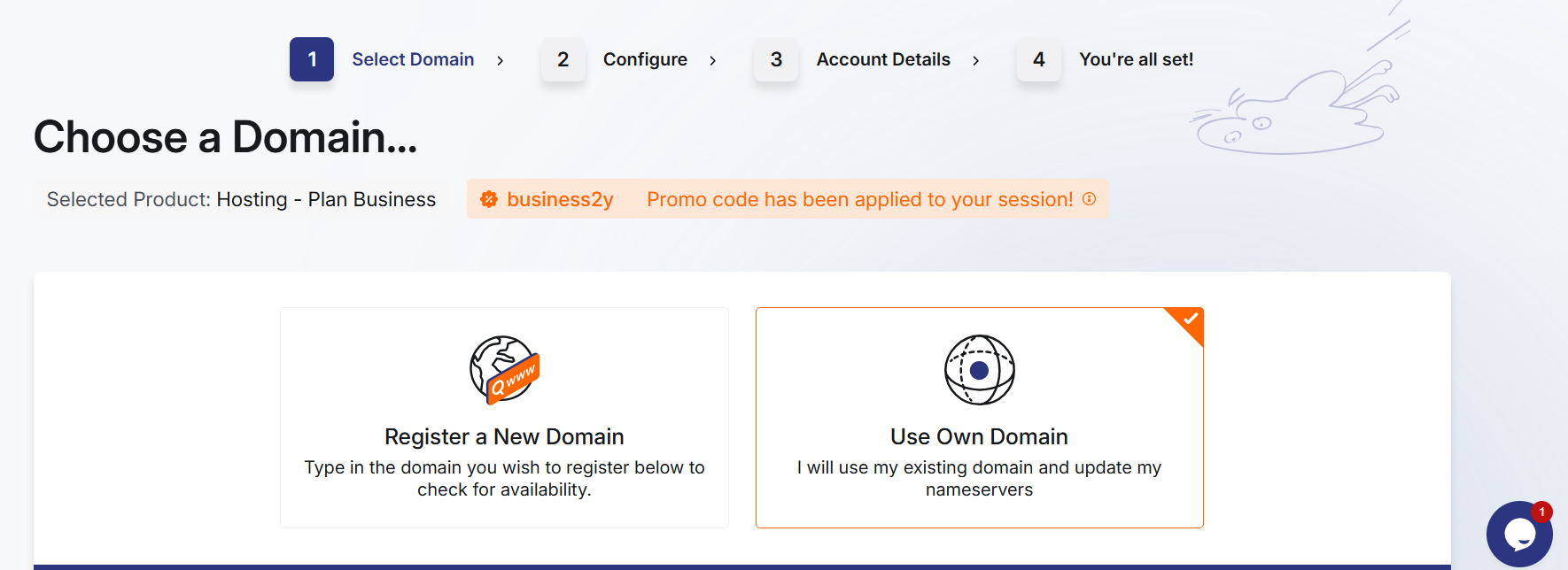Domain Selection