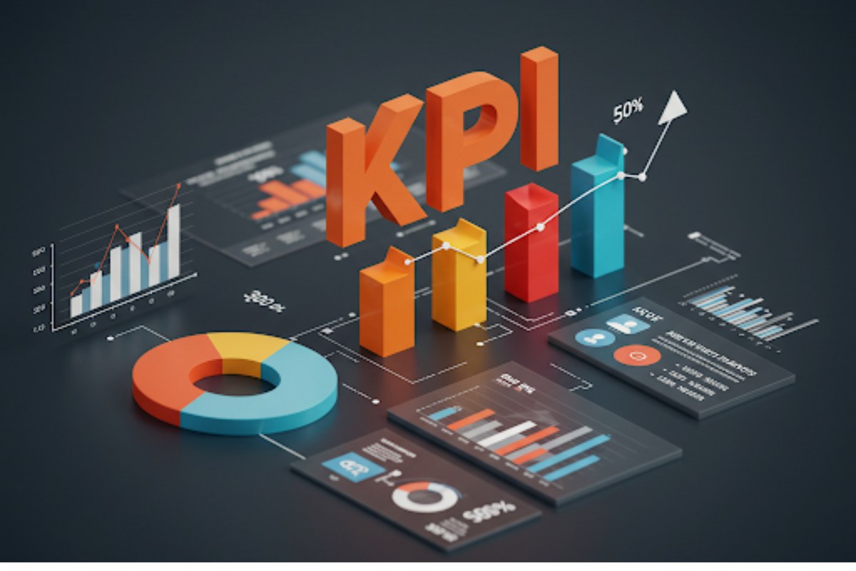 KPI with data.