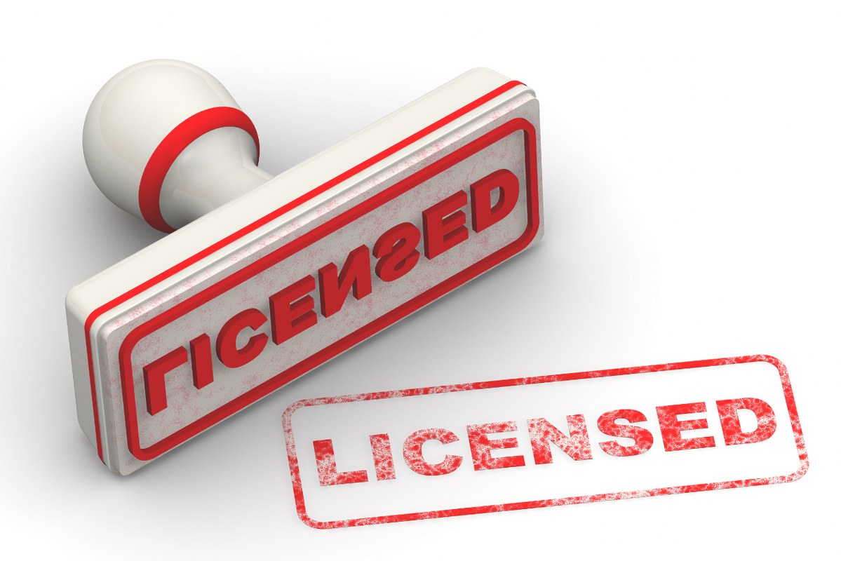 Licensed Seal and imprint.
