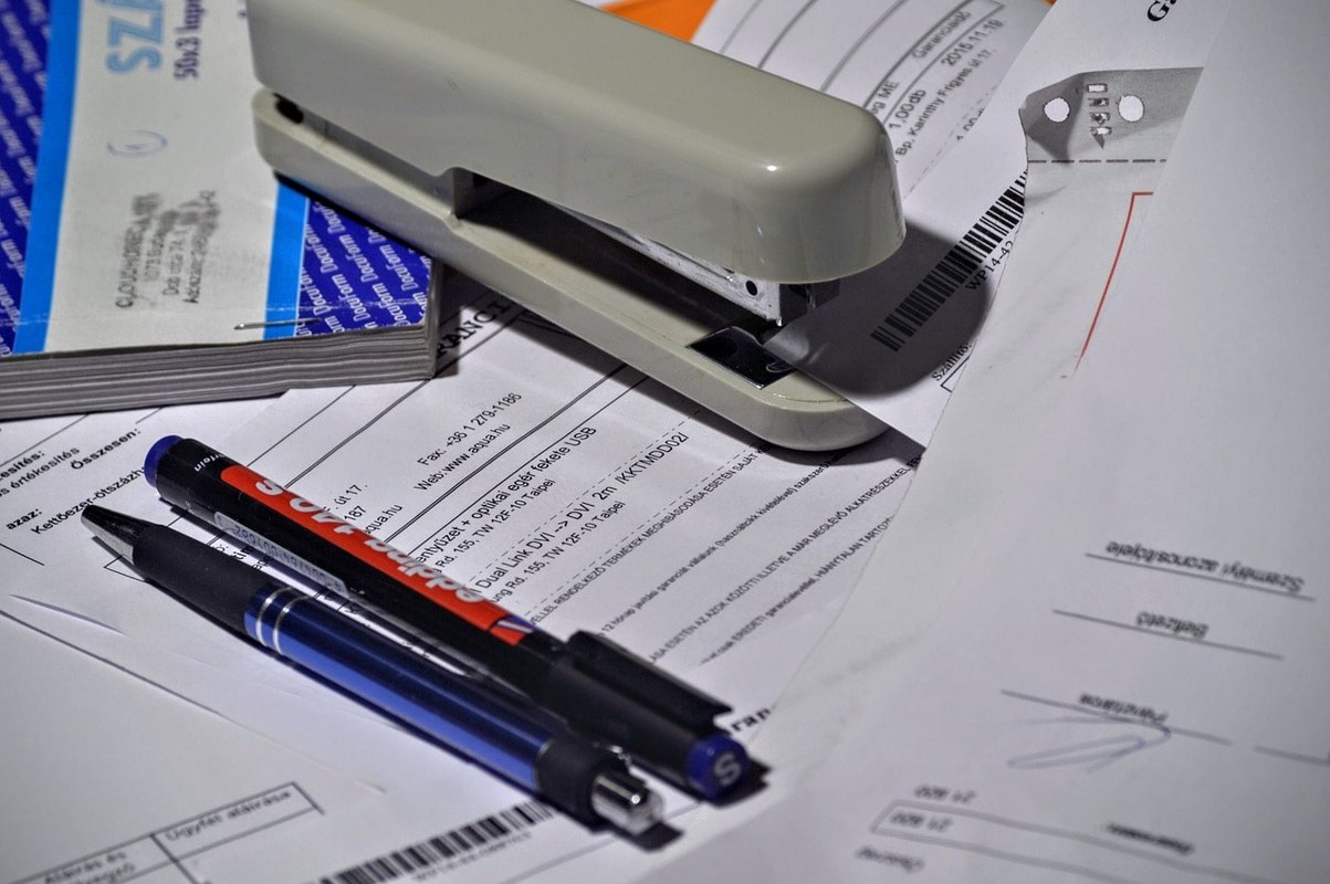 Licensing paperwork.