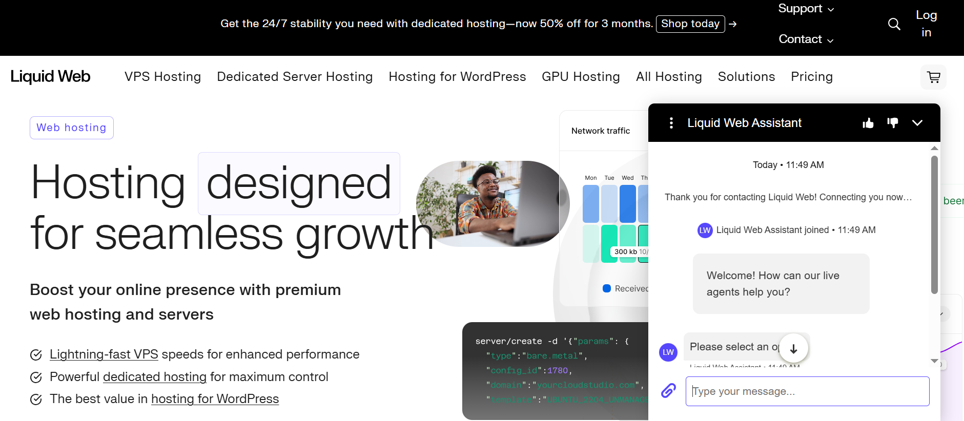 Liquid Web customer support