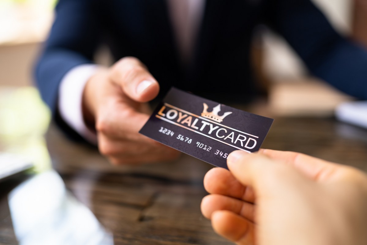 Loyalty Program Reward Card.