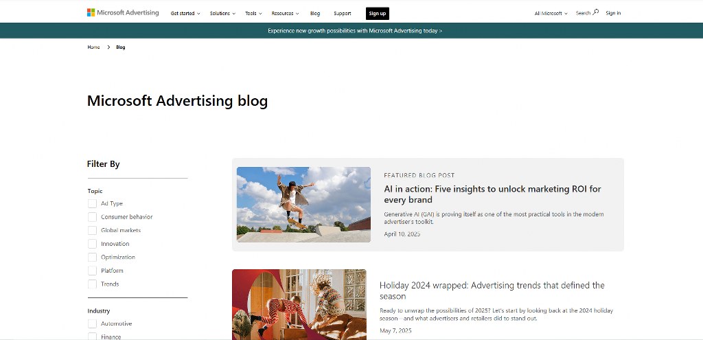 Microsoft blogs about consumer behaviour.