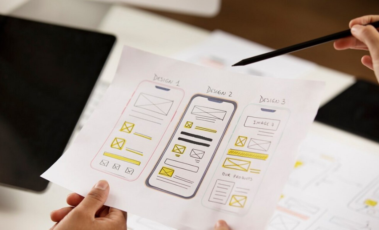 Mobile app development template.