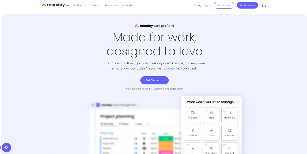 Monday.com website.