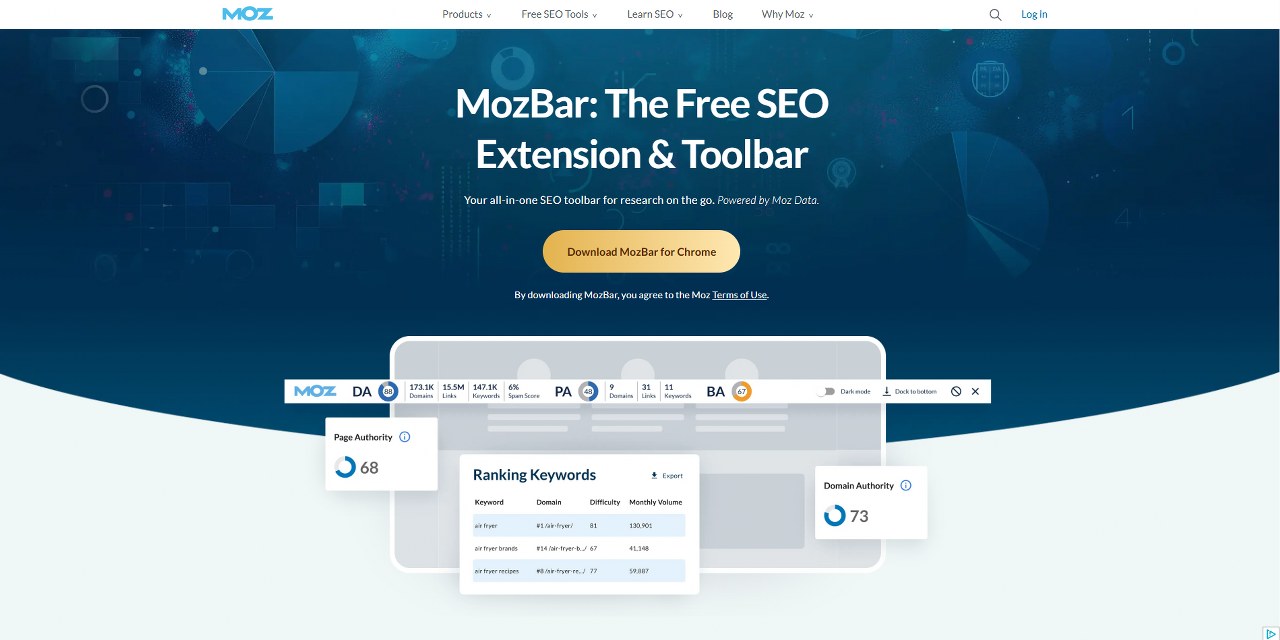 Moz’s SEO website.