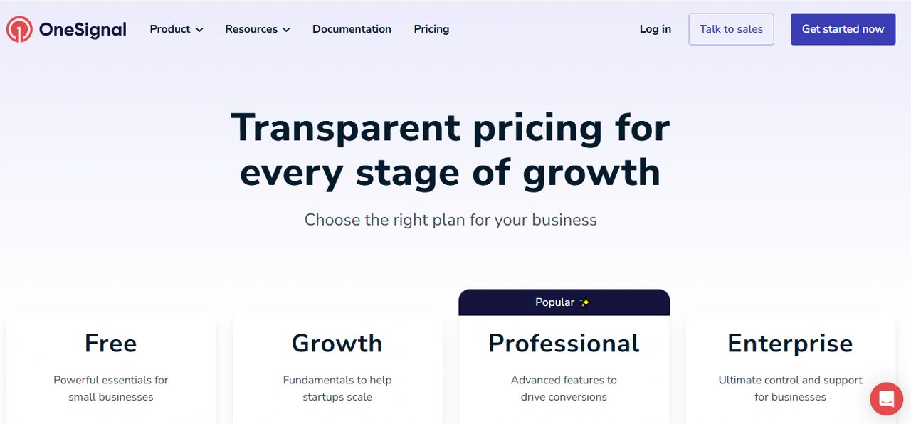 OneSignal website.