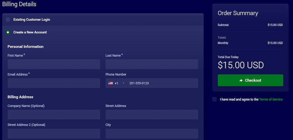 Billing Details
