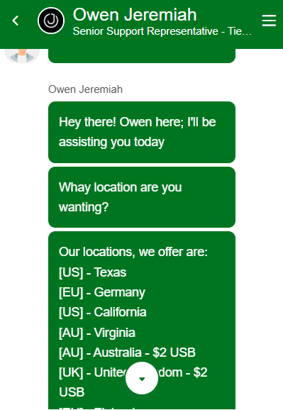 Livechat conversation