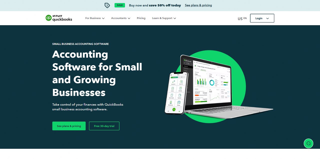 QuickBooks' website.