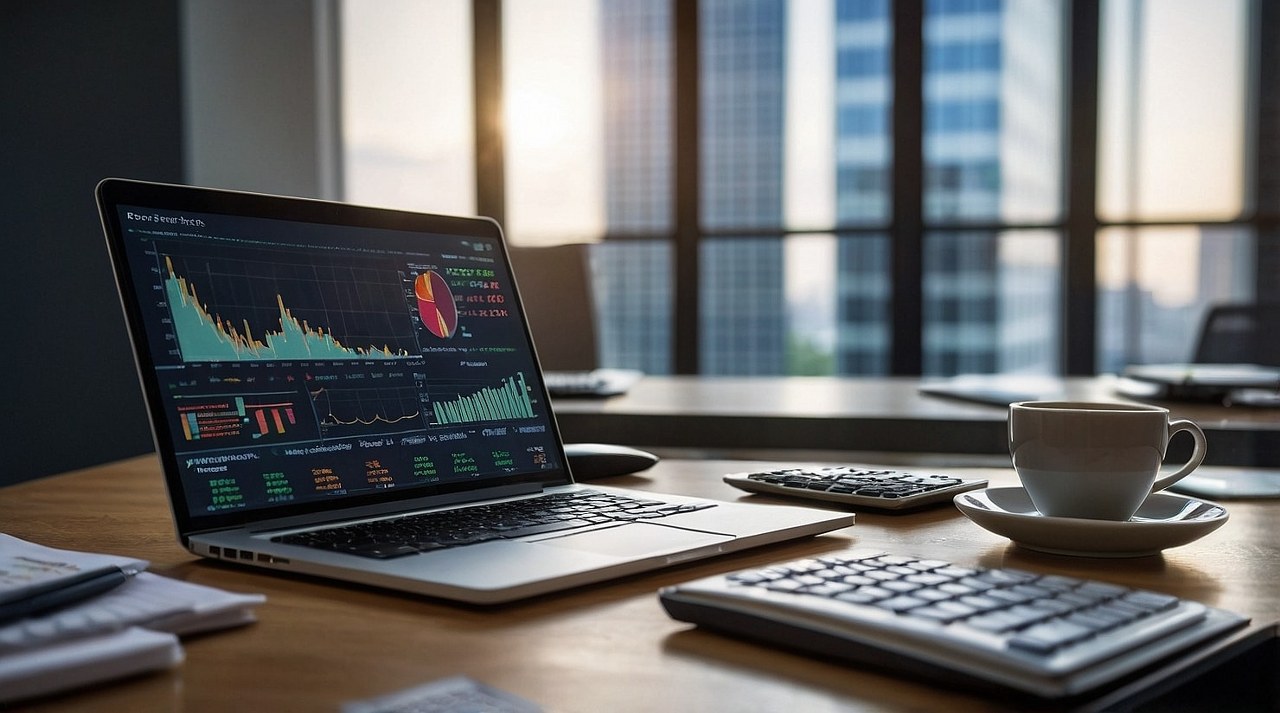 ROI calculation on a laptop