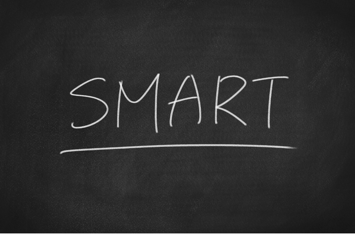 SMART word on blackboard.