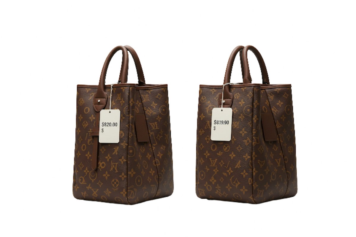 Sample of three similar products with different prices.
