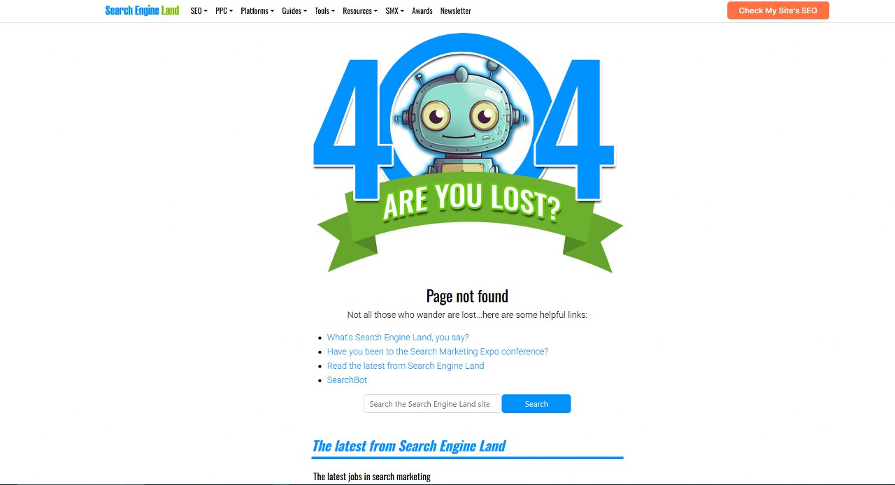 Search Engine Land page.