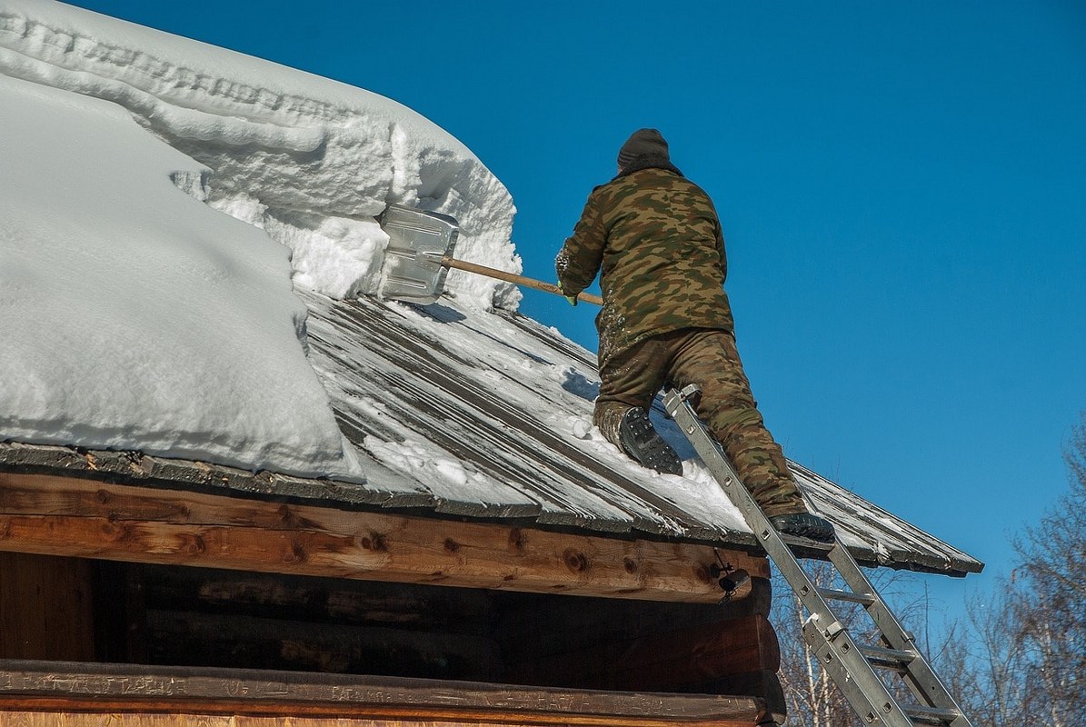 Snow removal service.