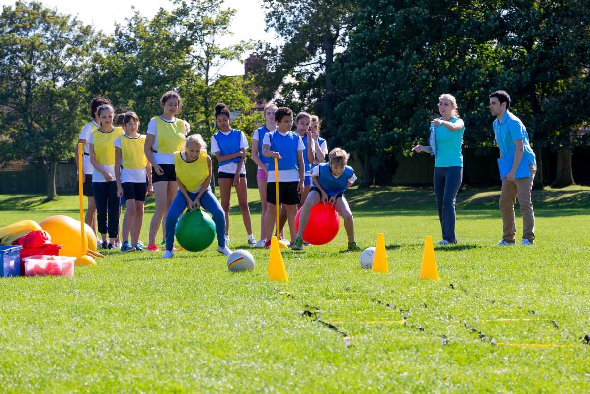 Space Hopper Obstacle Course.