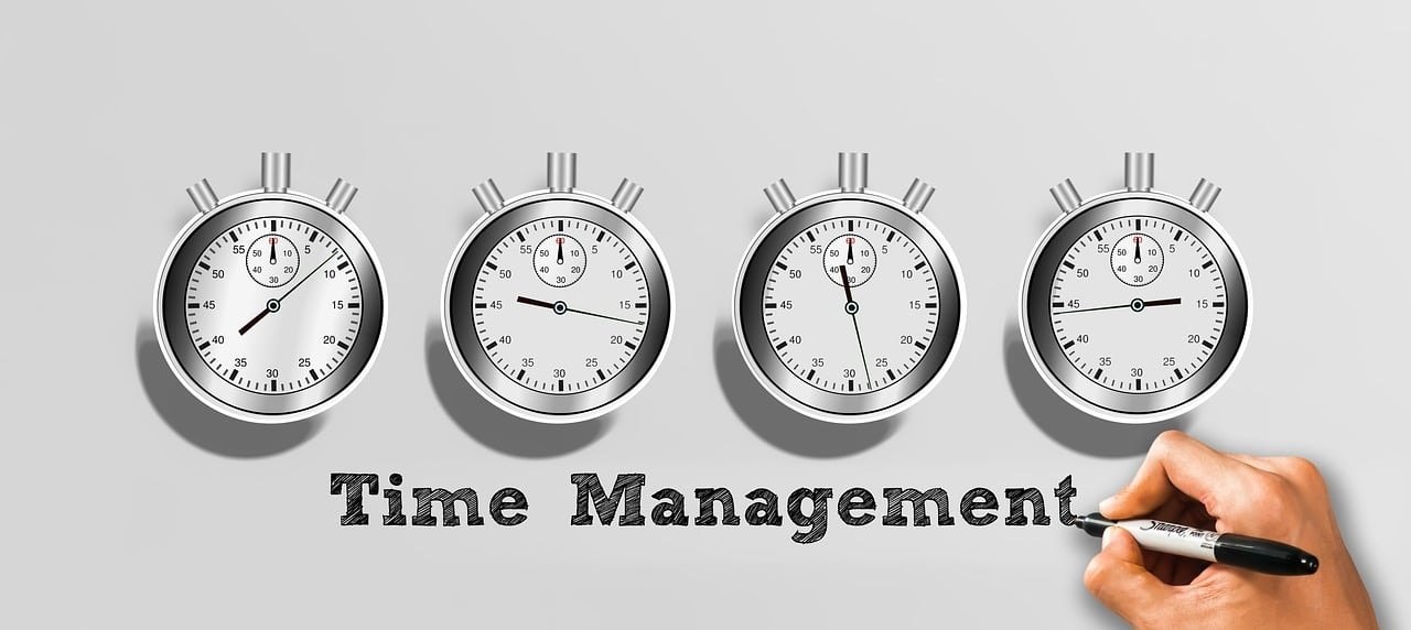 Stopwatches and text written 