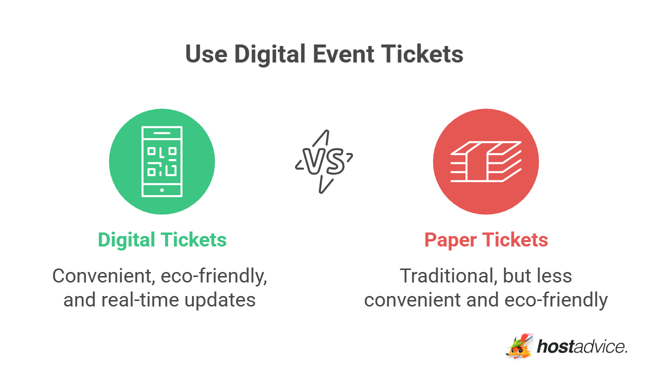 Use Digital Event Tickets