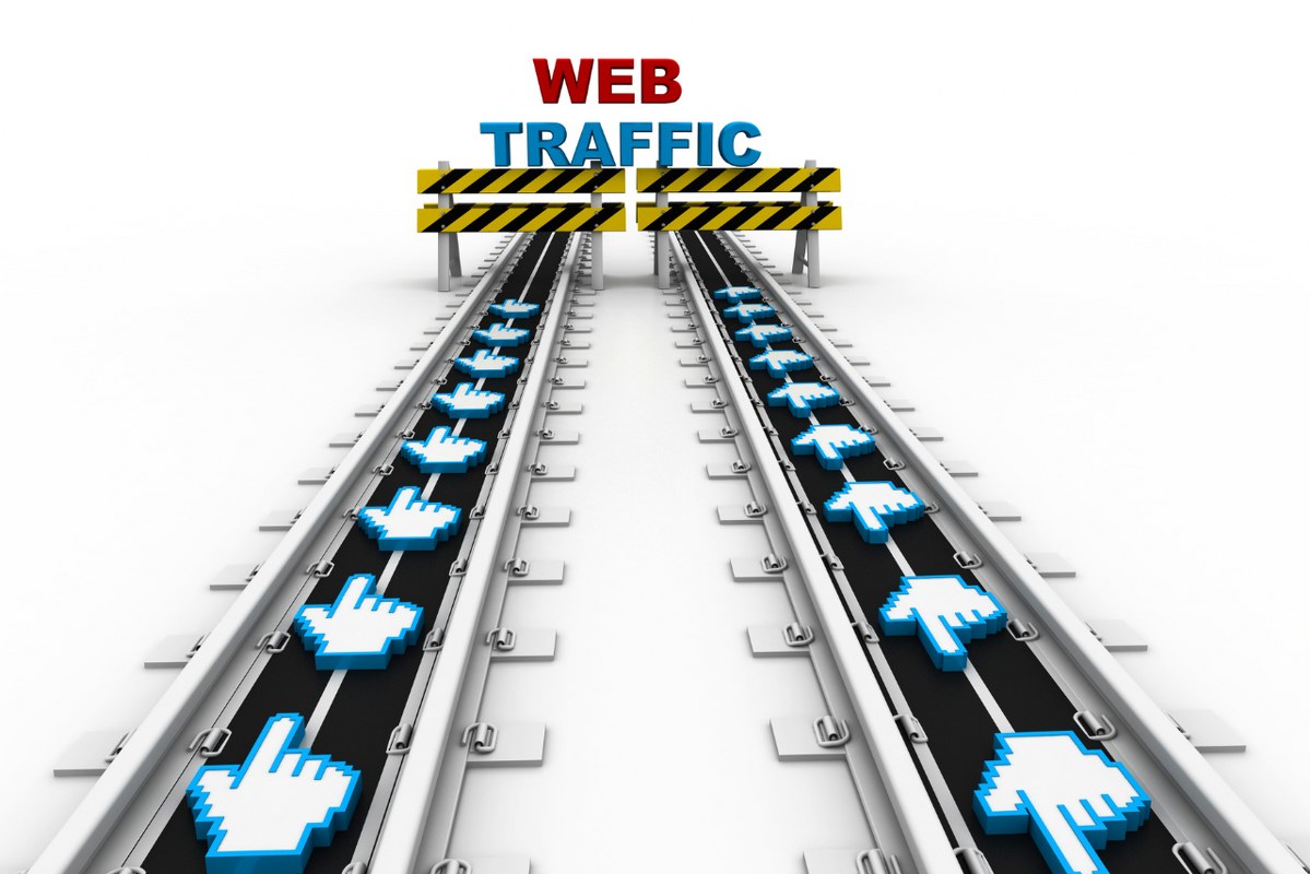 Website Traffic concept.