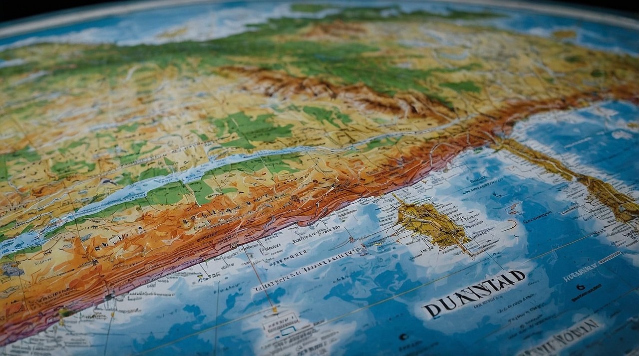 World map.