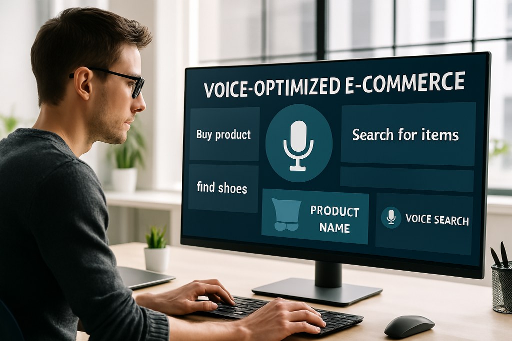 A developer building a voice-ready e-commerce website.