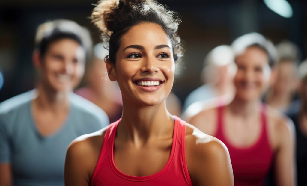 A fitness trainer.