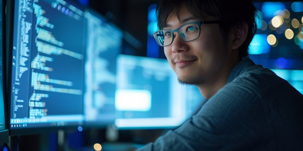 A man working in IT.