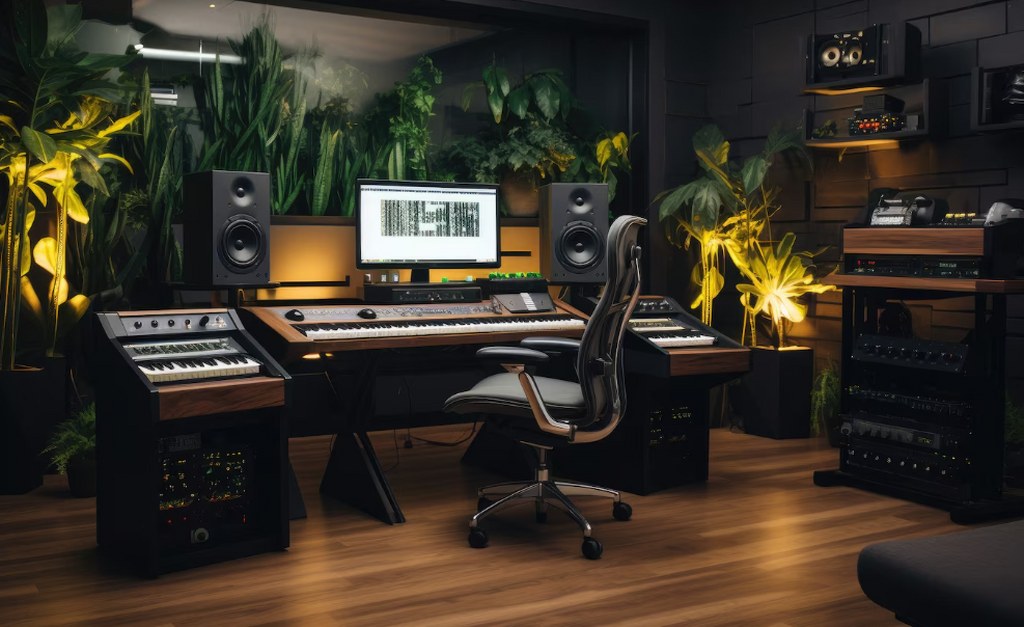 A media studio.