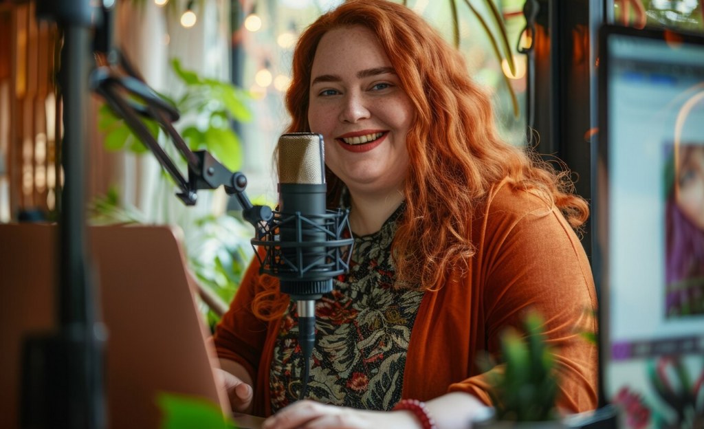 A podcaster.